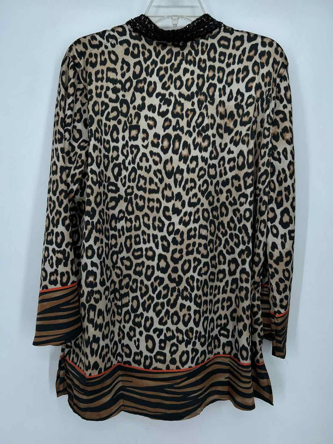 Chicos Size 2 (12) Leopard NWT Long Sleeve