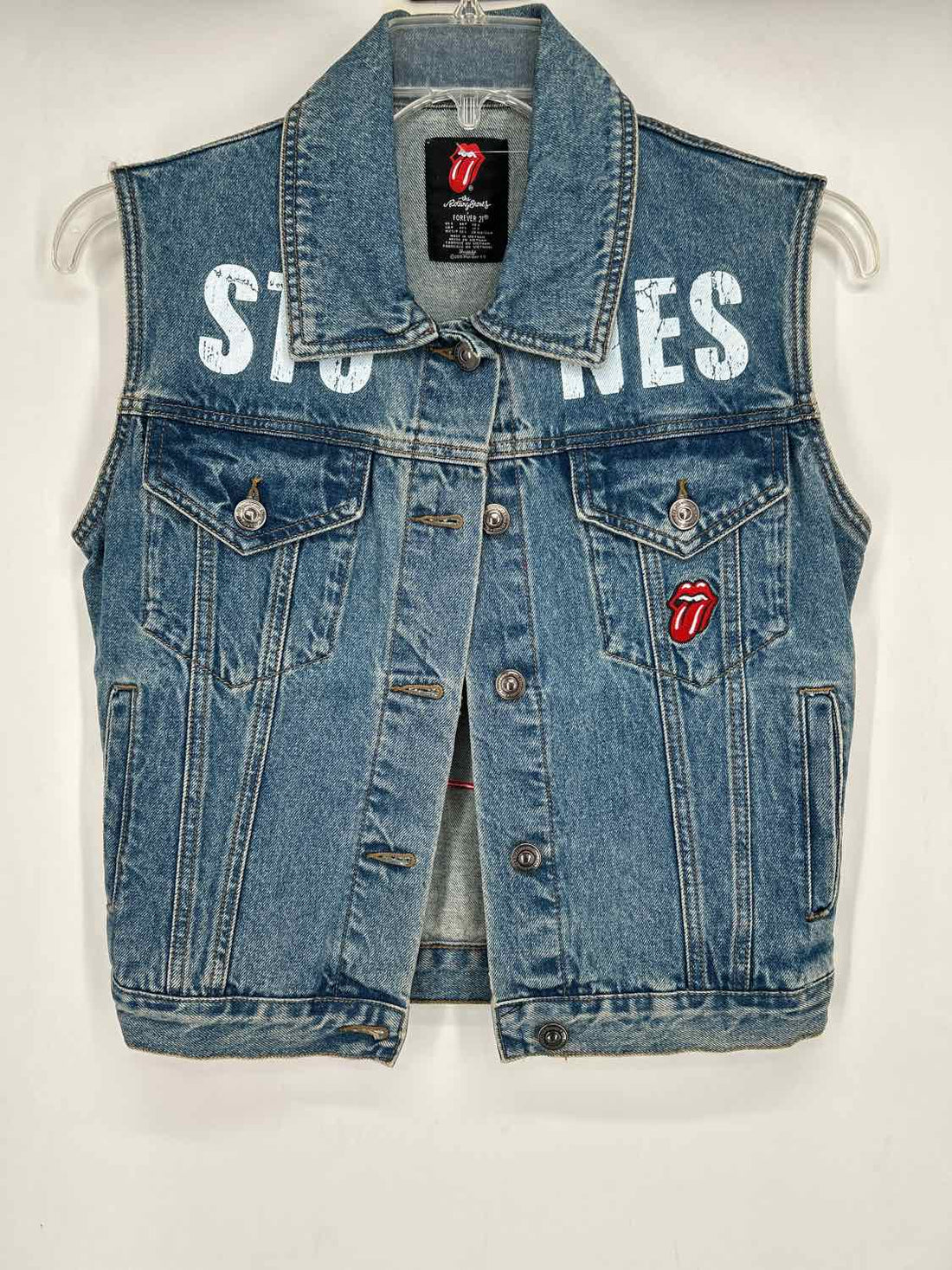 Rolling Stone Size S Denim Vest