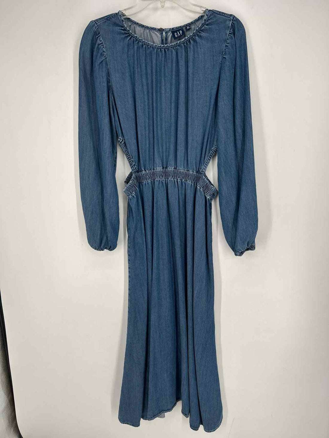 Gap Size M Chambray Long Sleeve Dress