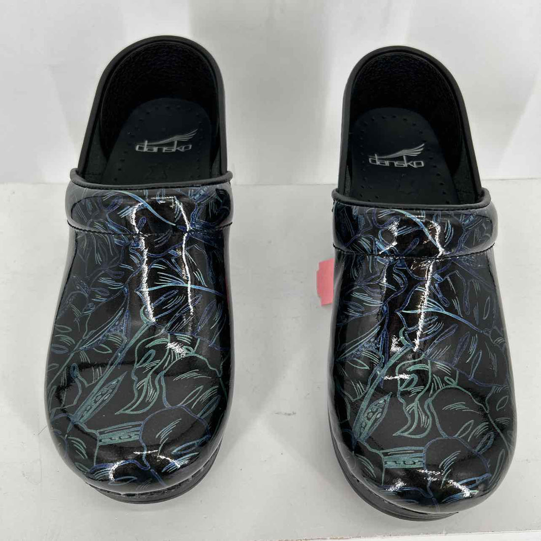 Dansko Women Size 36 (5.5-6) Black Print New Clogs