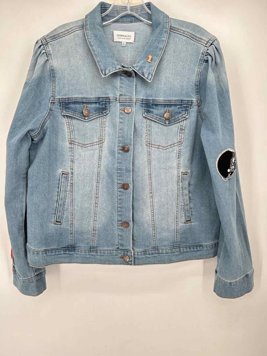 Crown & Ivy Size XL Denim Custom Made Jacket