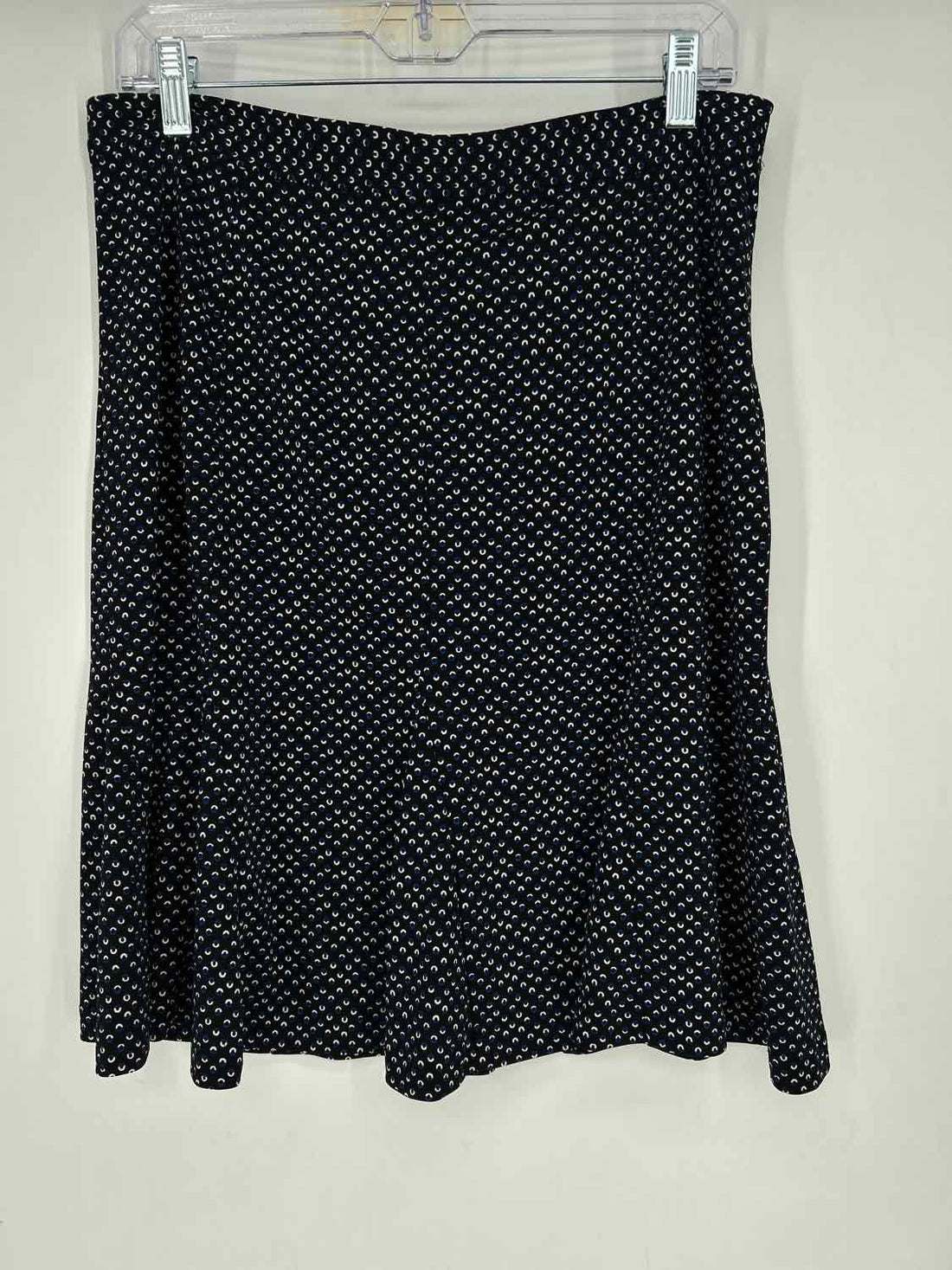 Talbots Size 12P Black Blue & White Print Skirts