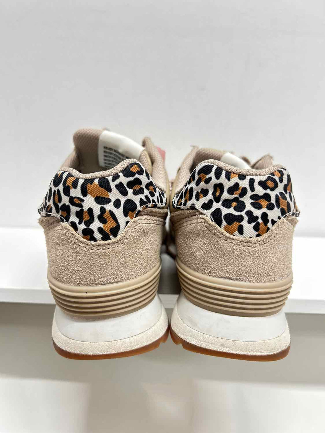 New Balance Women Size 9.5 Tan Leopard As Is Sneakers