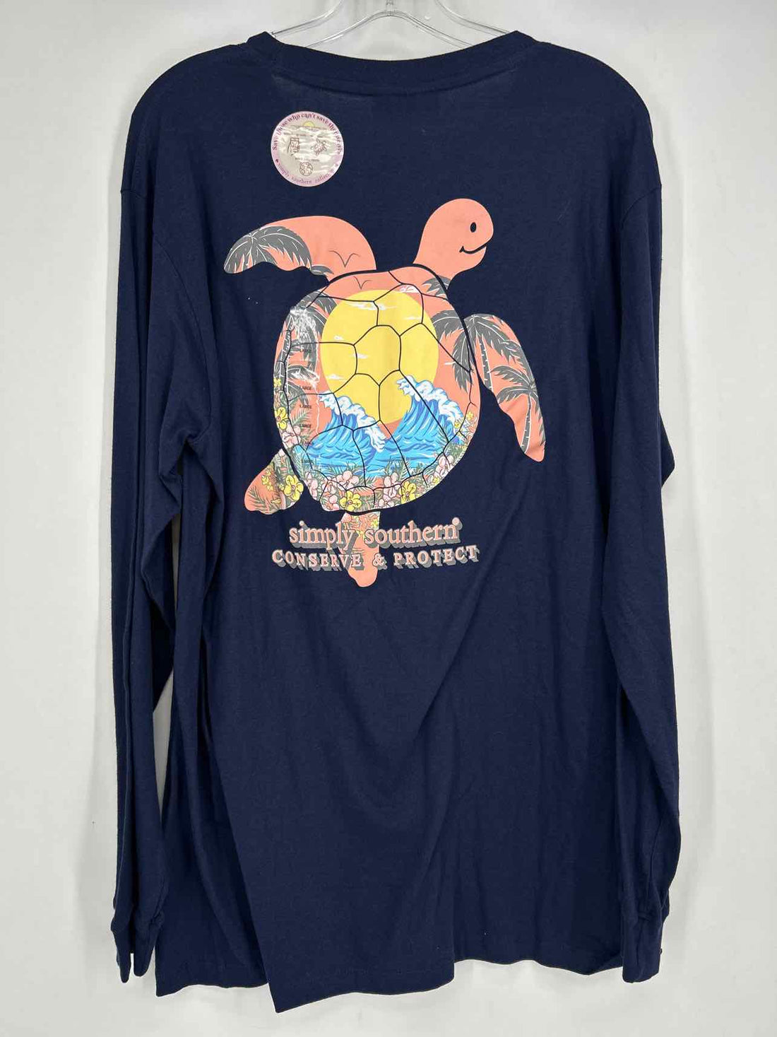 Simply Southern Size L Navy NWT Long Sleeve