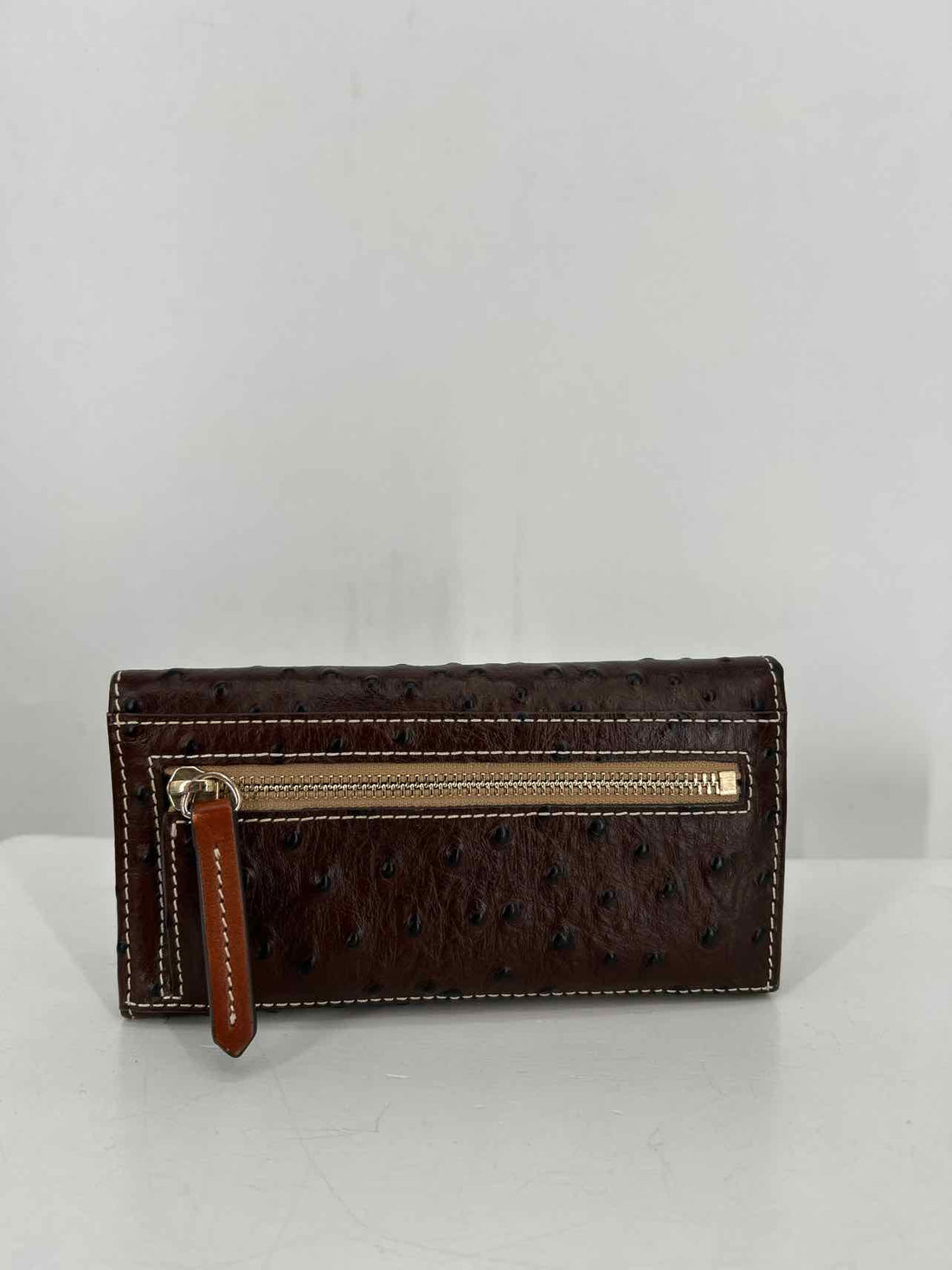 Dooney & Bourke Brown Genuine Leather Pre Owned Wallet