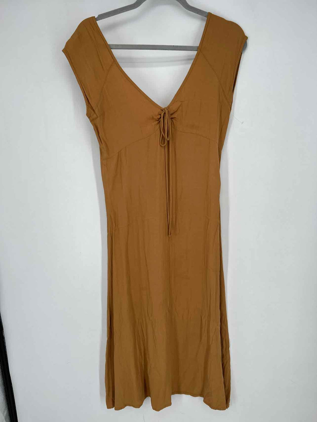 Society Amuse Size XS Tan Short Sleeve Dress