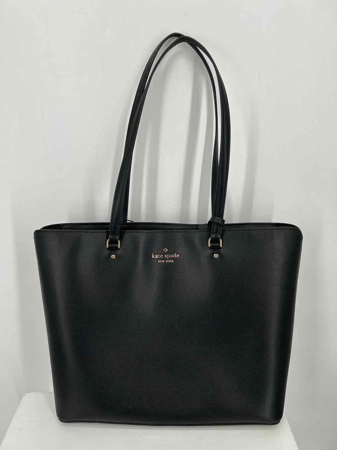 Kate Spade Black Leather Pre Owned Tote