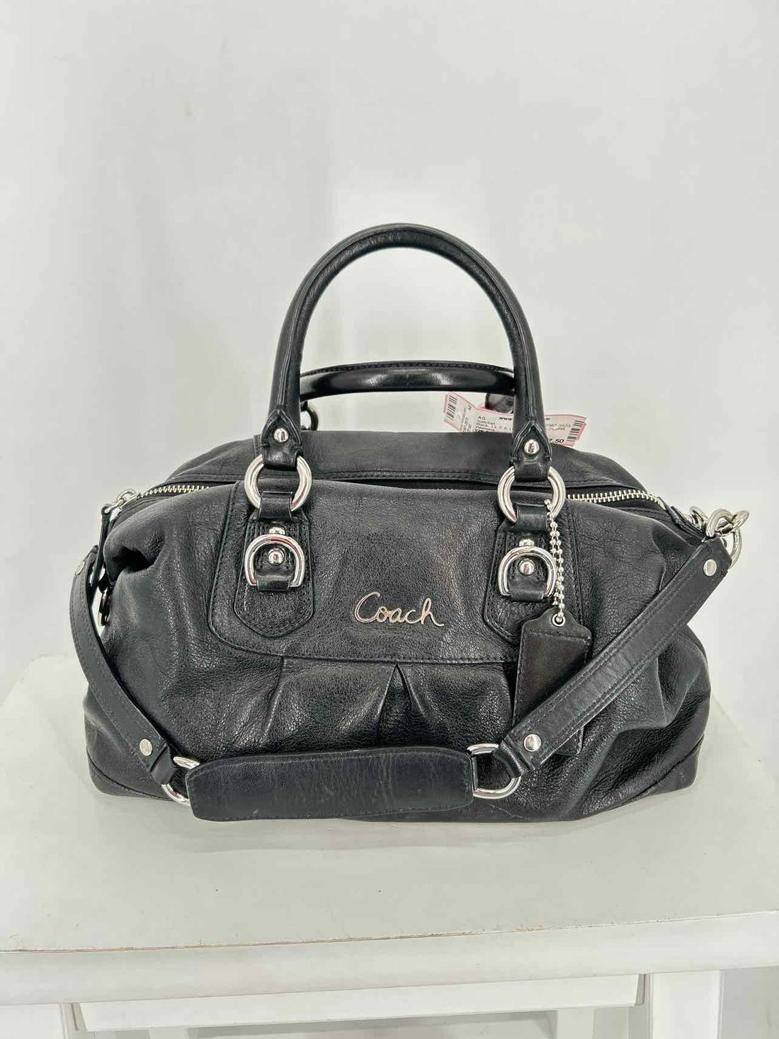 Coach Black Leather Vintage Satchel