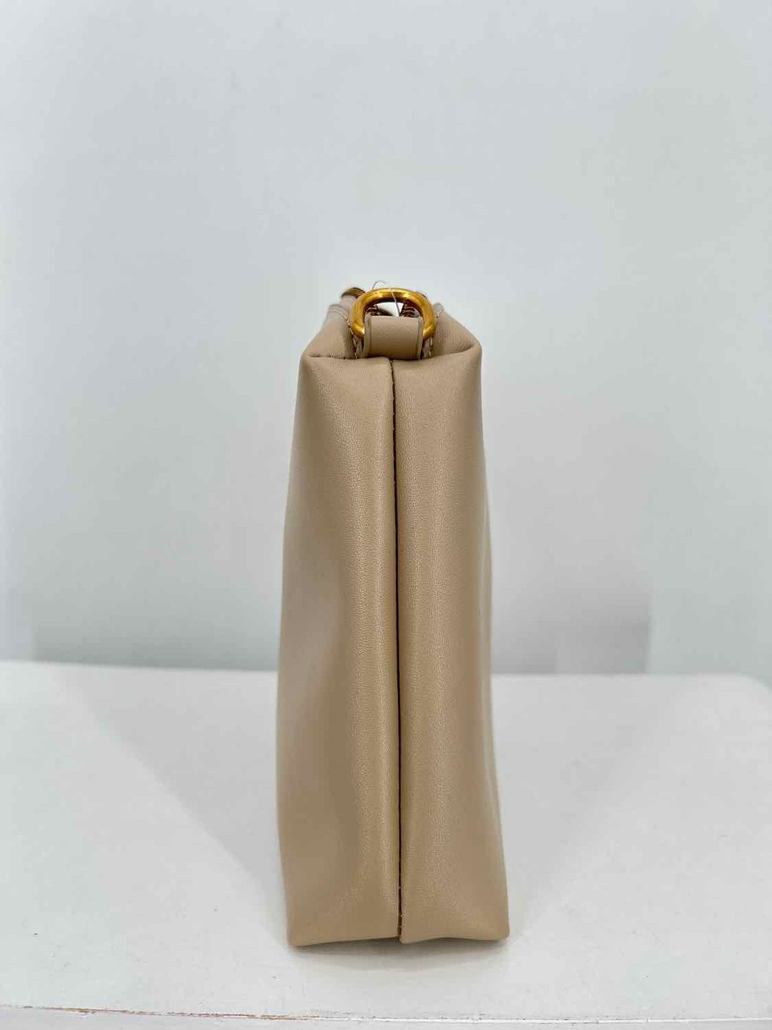 Melie Bianco Beige Vegan Leather Pre Owned Tote