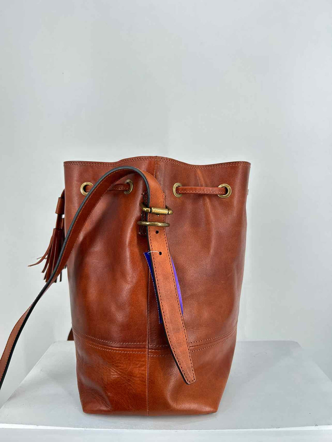 BOSCA Cognac Leather NWT Shoulder
