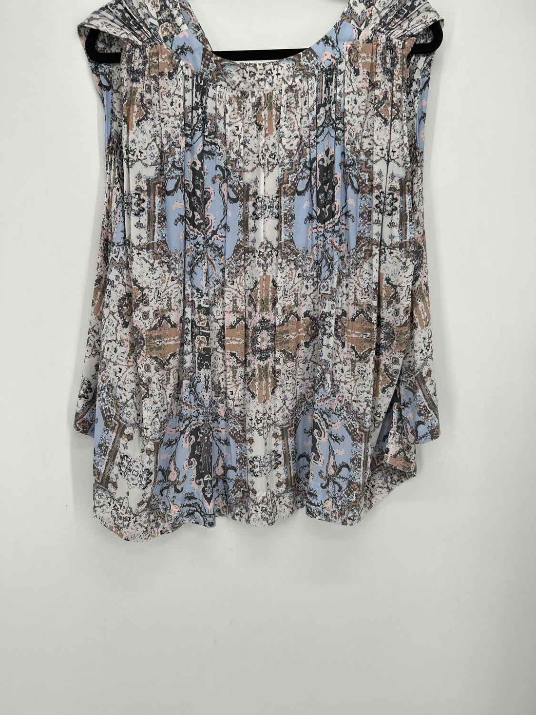 Free People Size M Blue & Gray Sleeveless