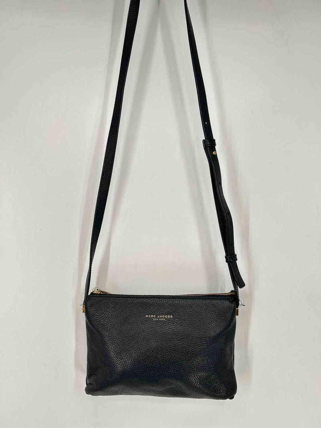 Marc Jacobs Black Pebbled Leather Crossbody