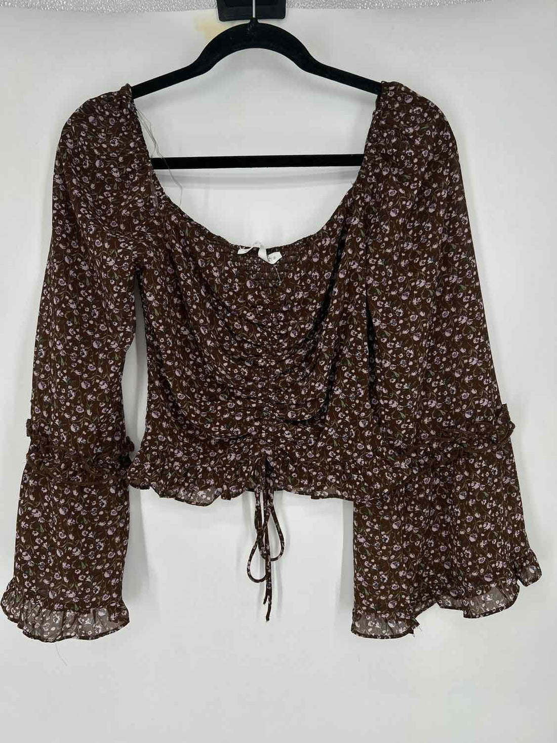 Altard State Size S Brown Floral Long Sleeve
