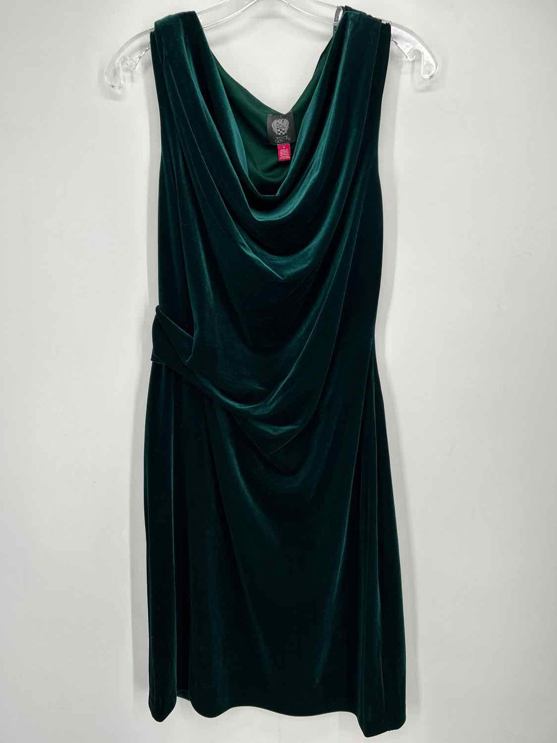 Vince Camuto 14 Green Velvet Sleeveless Holiday