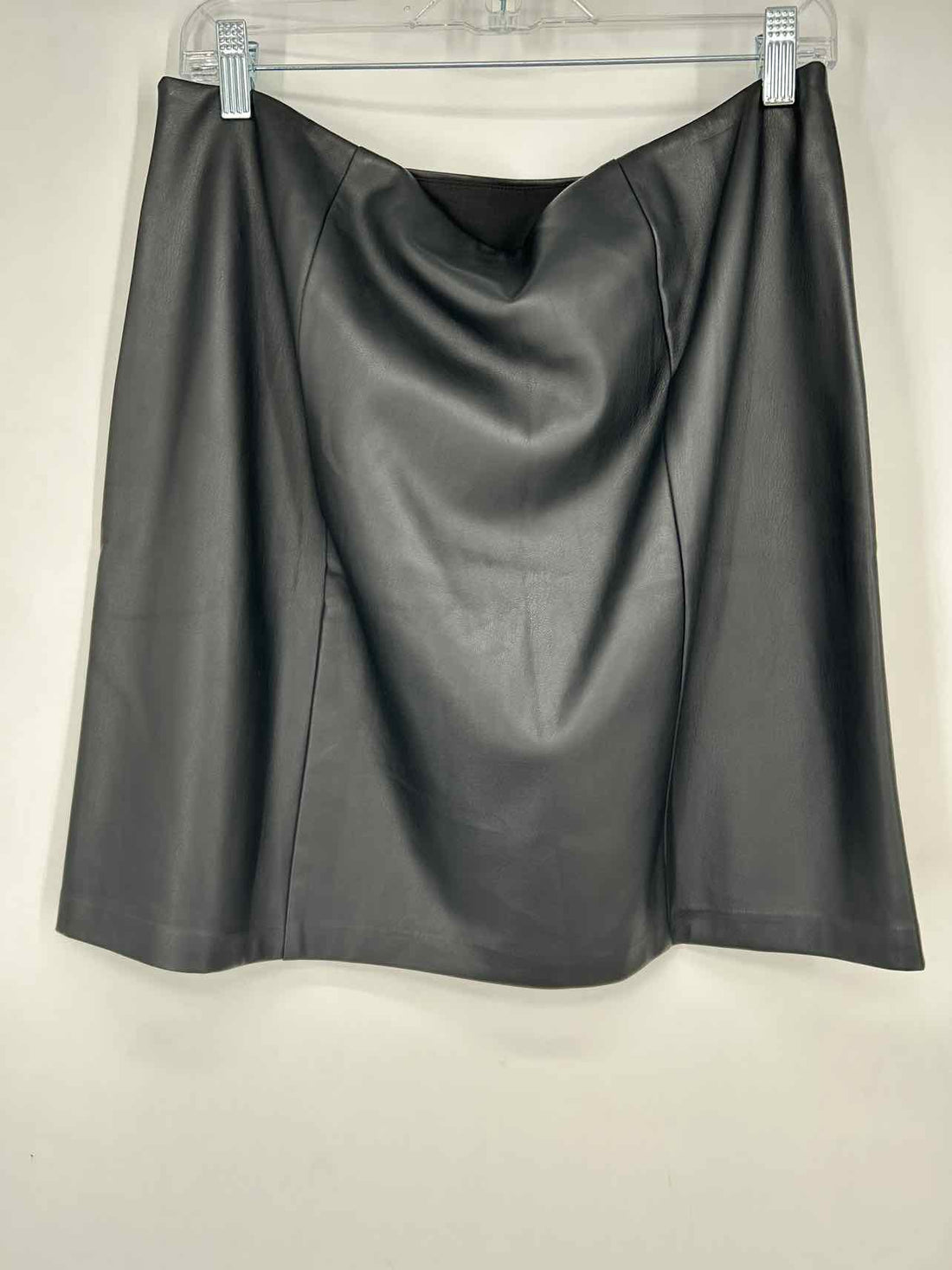 Loft Size 12 Black Faux Leather Skirts