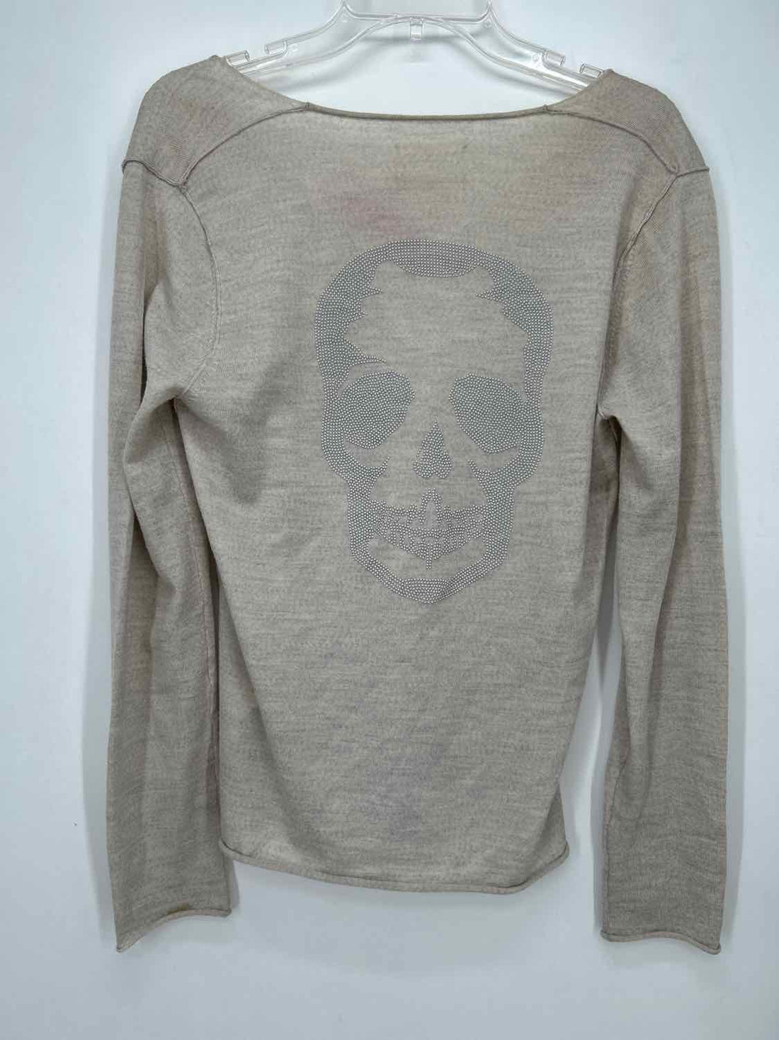 Zadig & Voltaire Size L Beige Long Sleeve