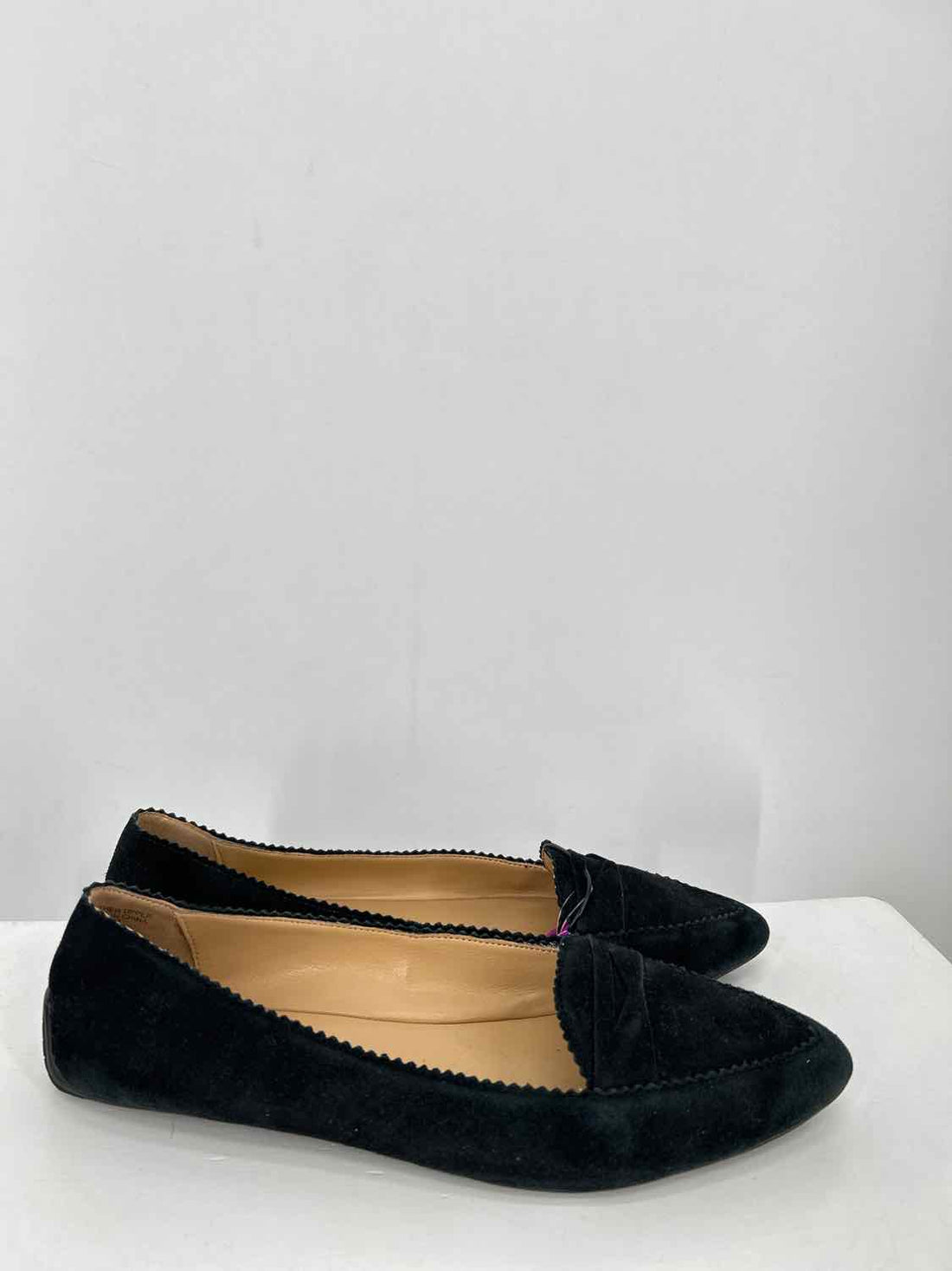 Talbots Women Size 8 Black Genuine Suede Loafers