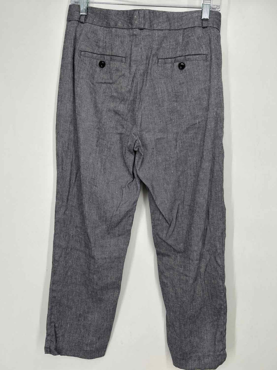 Banana Republic Size 8 Navy & White Pants