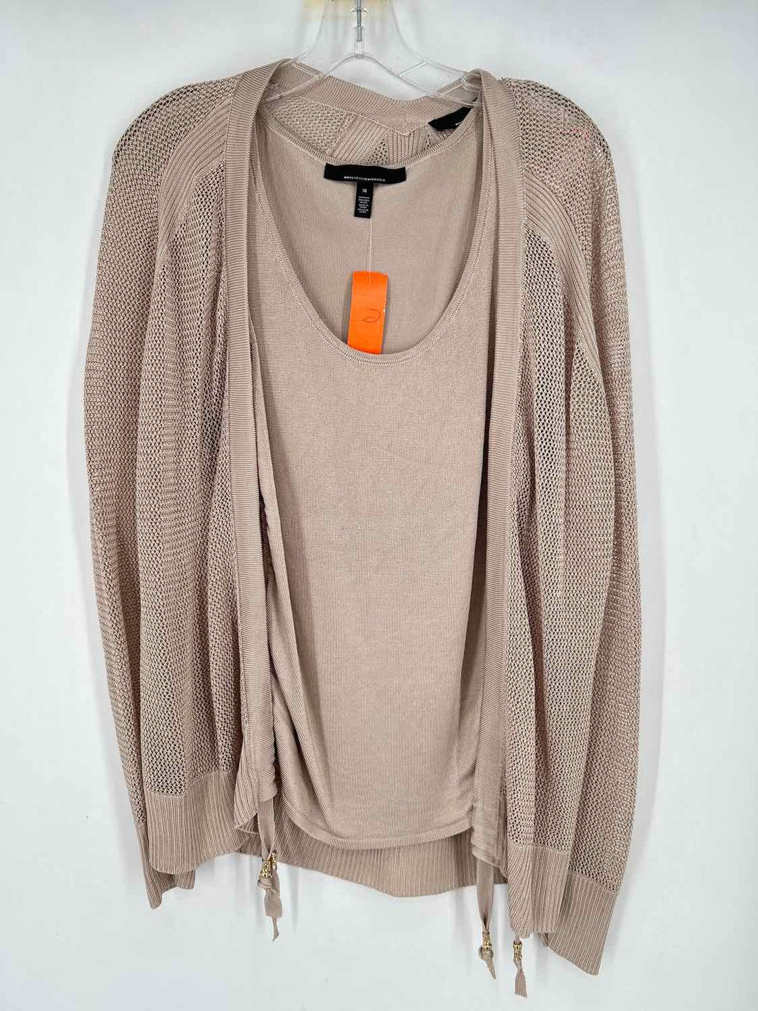 White House Black Market Size M Tan 2PC Sweater Set