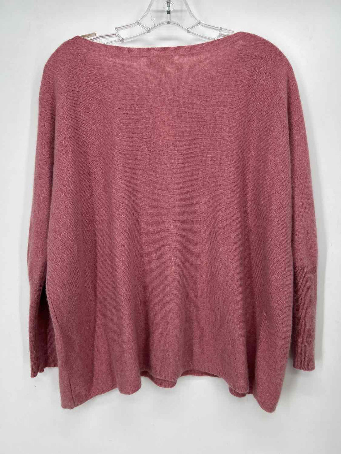 Garnet Hill Size M Pink Cashmere Sweater