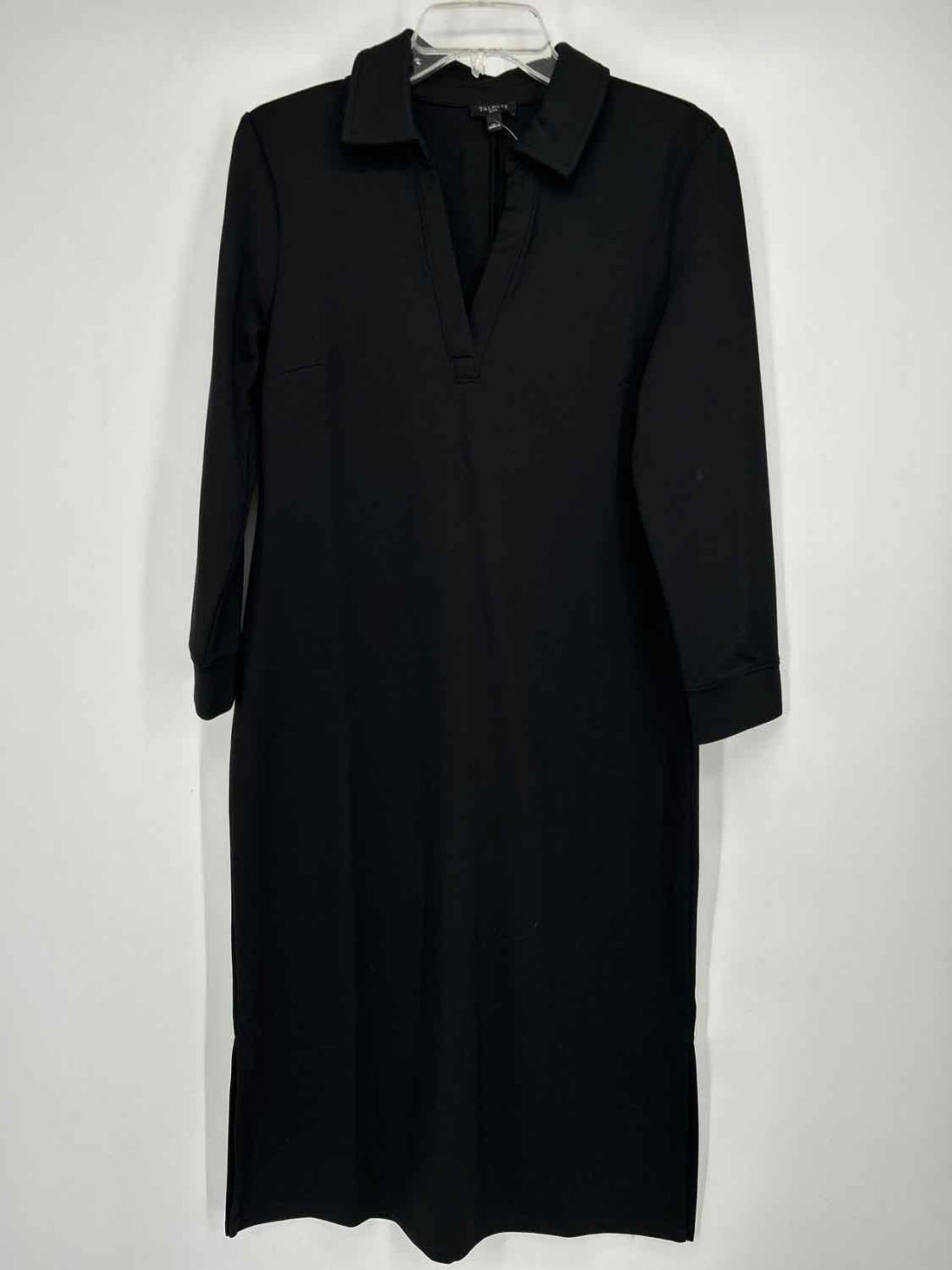 Talbots Size SP Black Long Sleeve Dress