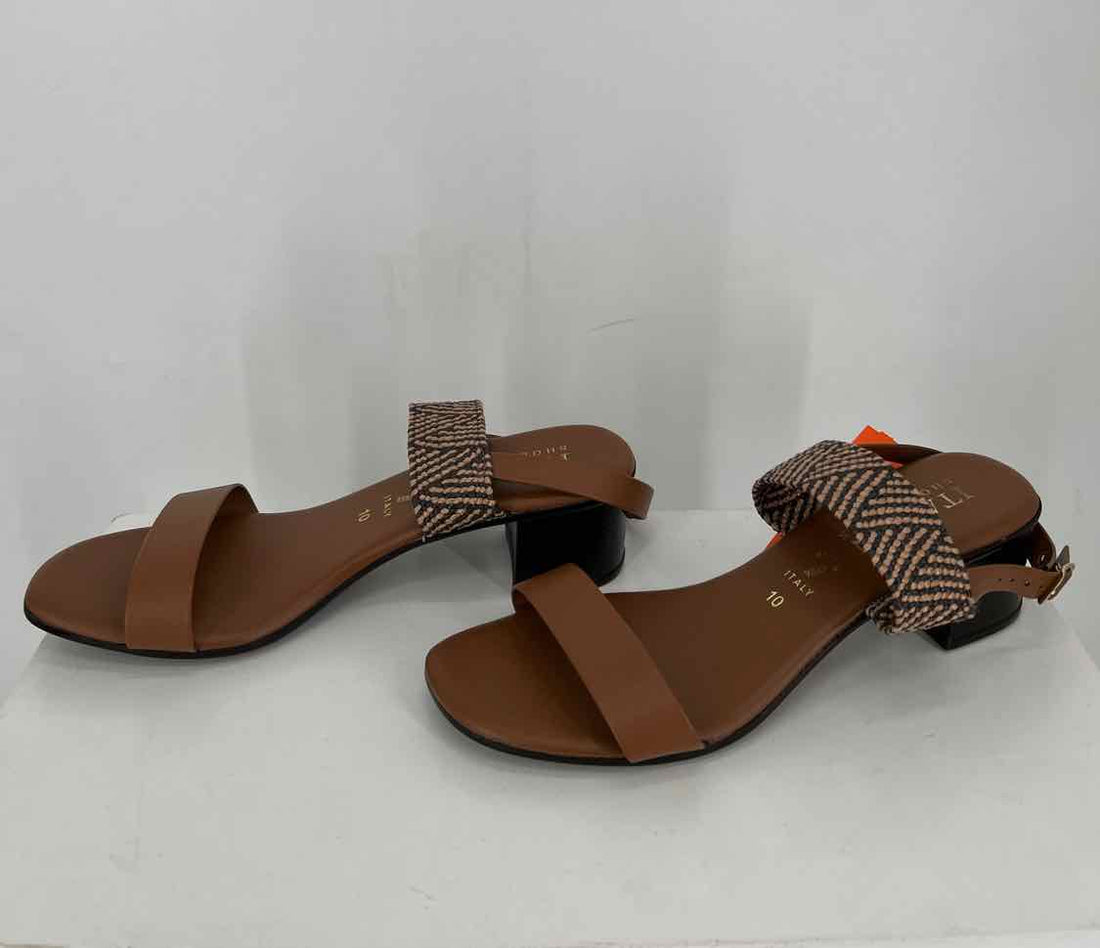 Italian Shoe Makers Women Size 10 Brown Sandals