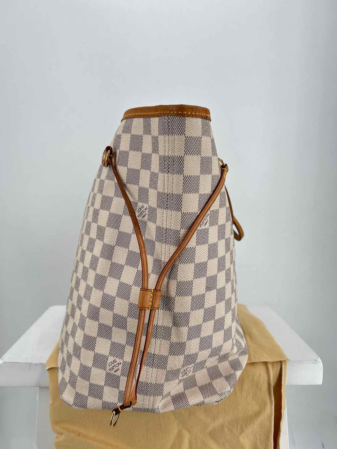 Louis Vuitton Damier GM Neverfull Rose/Beige LUXURY