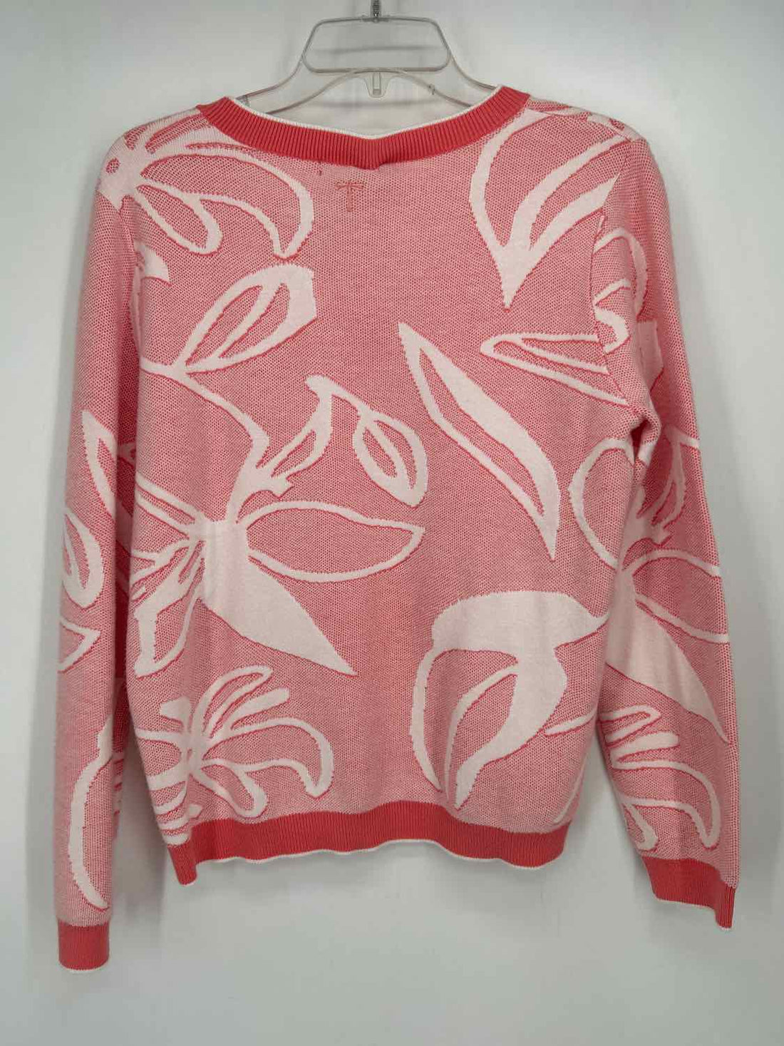 Tyler Boe Size M Pink & White Print Sweater