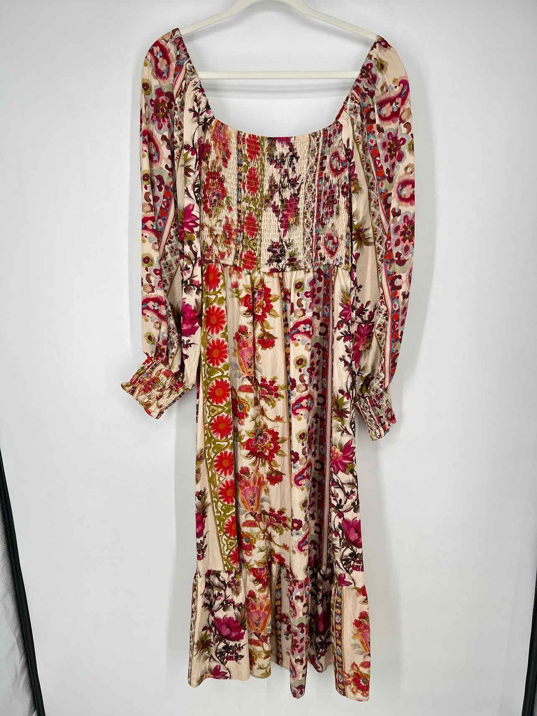 Oddi L Cream Floral New Boutique Dress