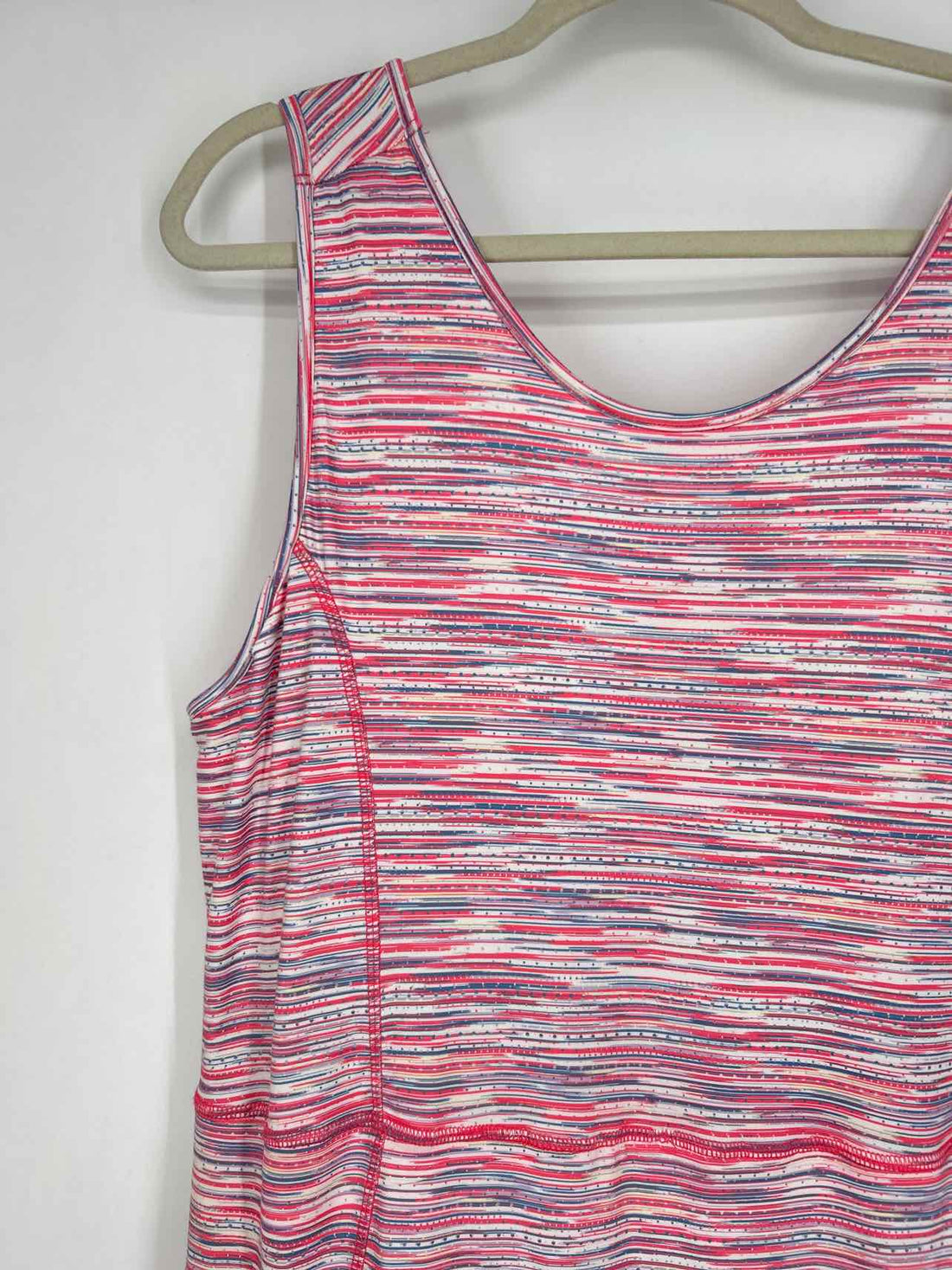 Zelos Size XXL Pink & Navy Print Dress