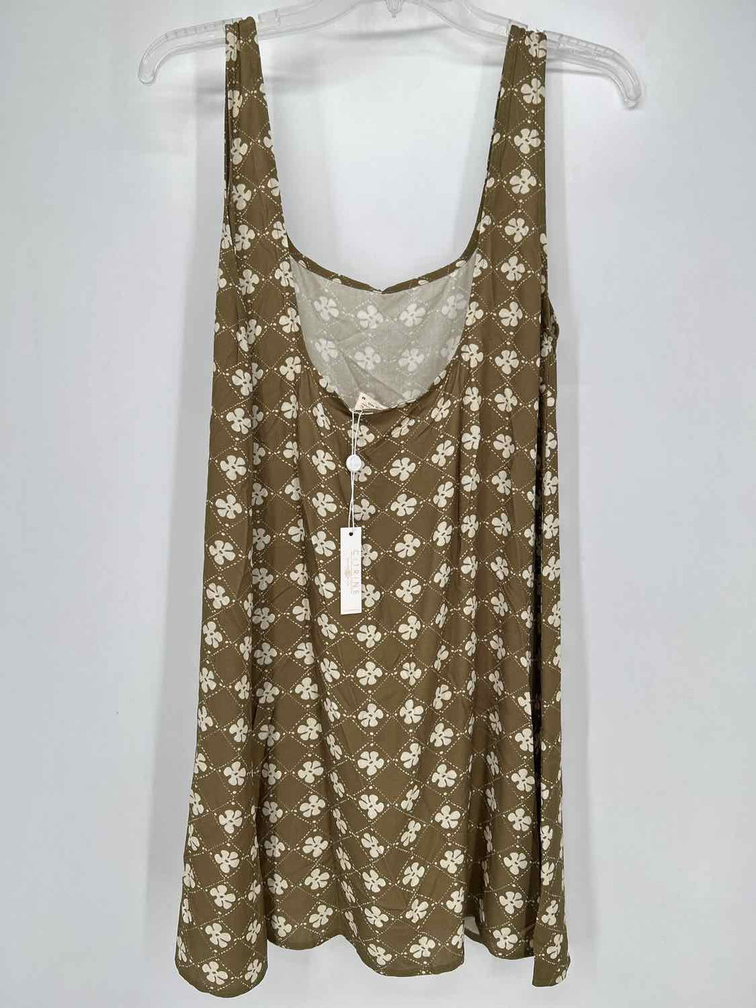 Citrine Size M Green Print NWT Dress