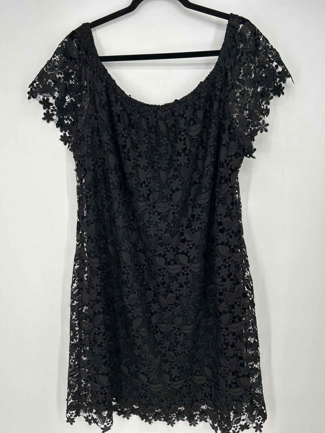 Lauren Ralph Lauren Size 18W Black Lace Dress