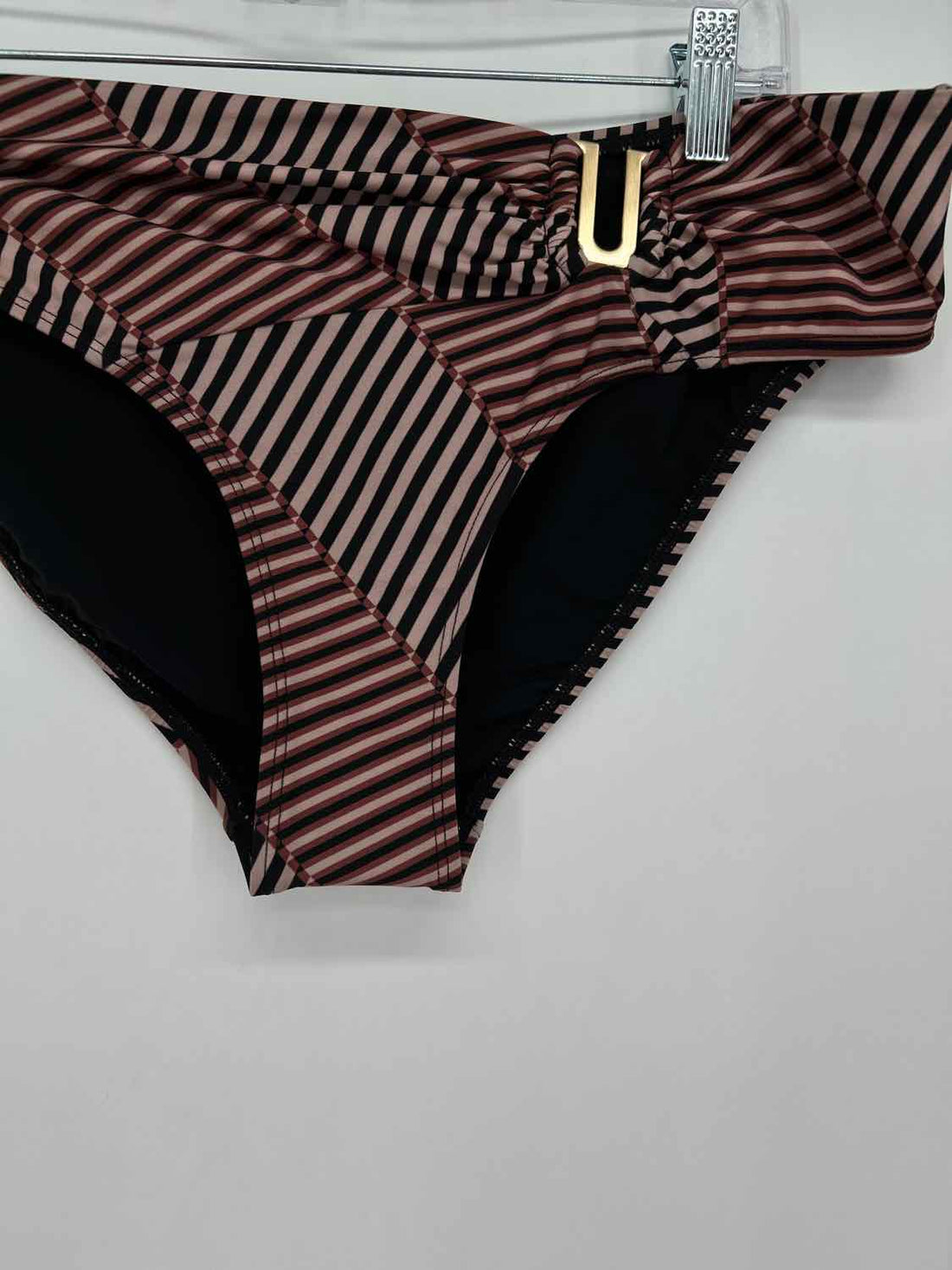 Jets Size 12 Black & Tan NWT Swimsuit Bottom Only