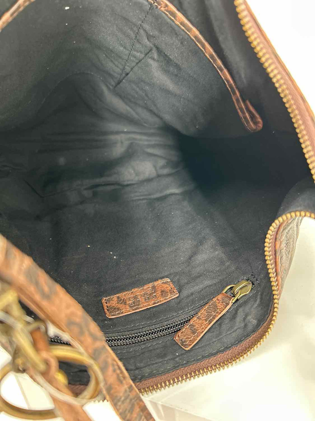 Frye & Co Brown Leopard NWT Jolie Hobo