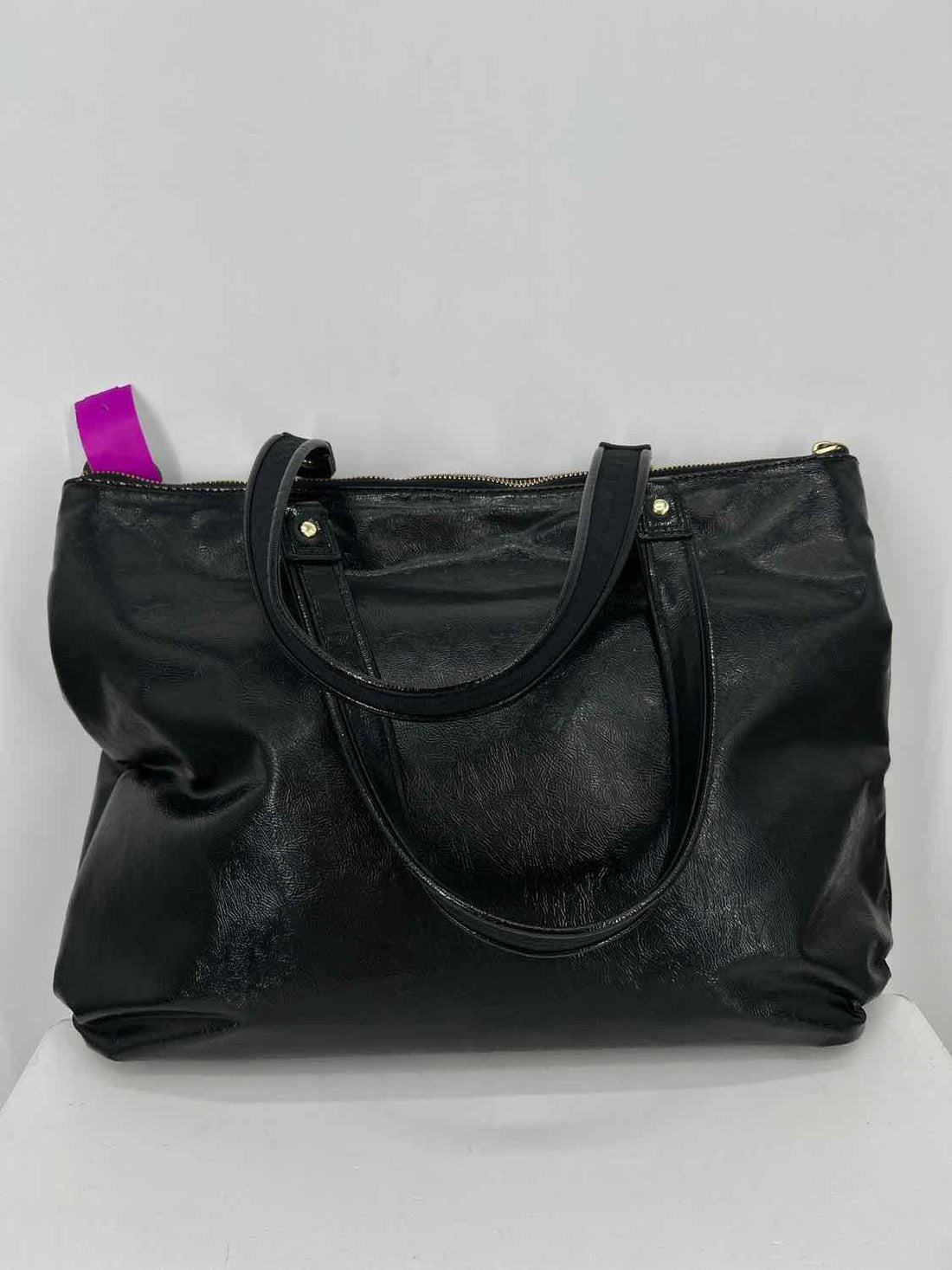 Coach Black Patent Leather Vintage Tote