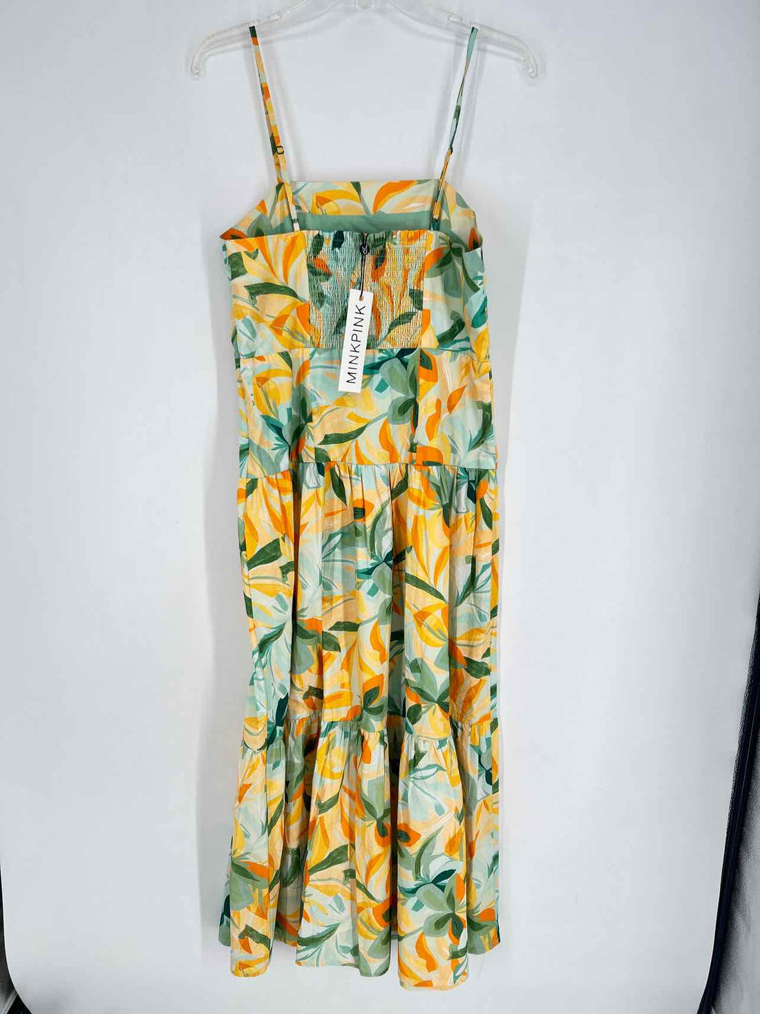 Mink Pink Size M Lemon & Oranges Print Maxi
