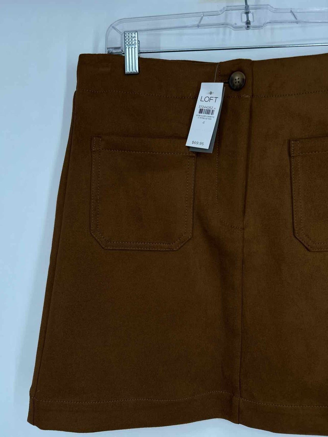 Loft Size 4 Brown Faux Suede NWT Skirts