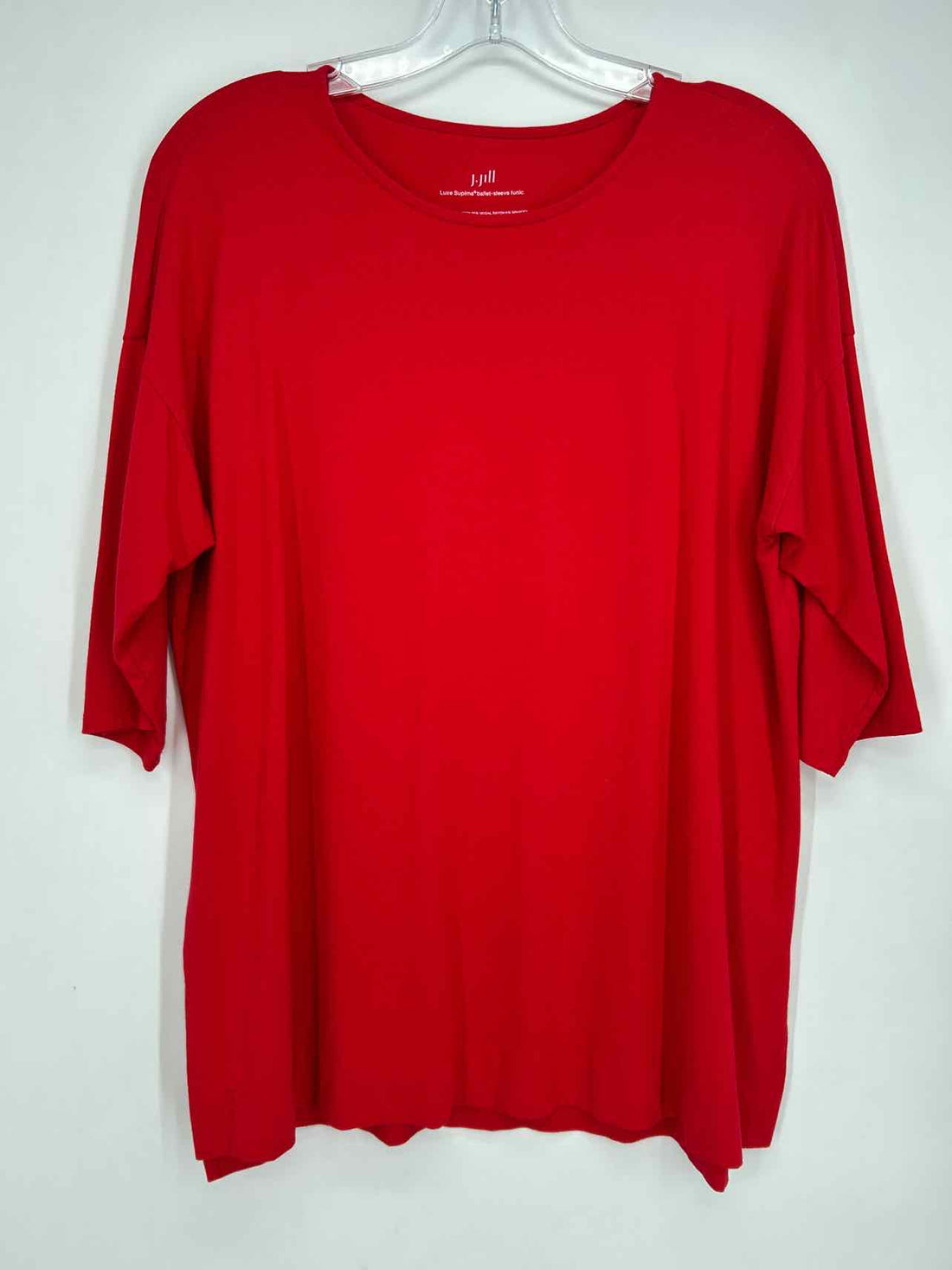 J Jill Size MP Red Long Sleeve