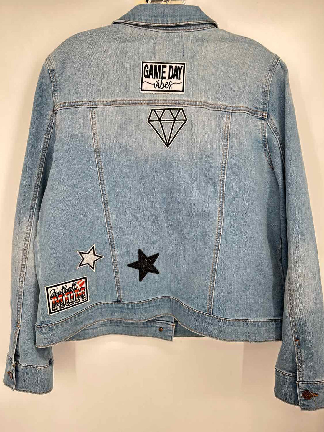Crown & Ivy Size XL Denim Custom Made Jacket