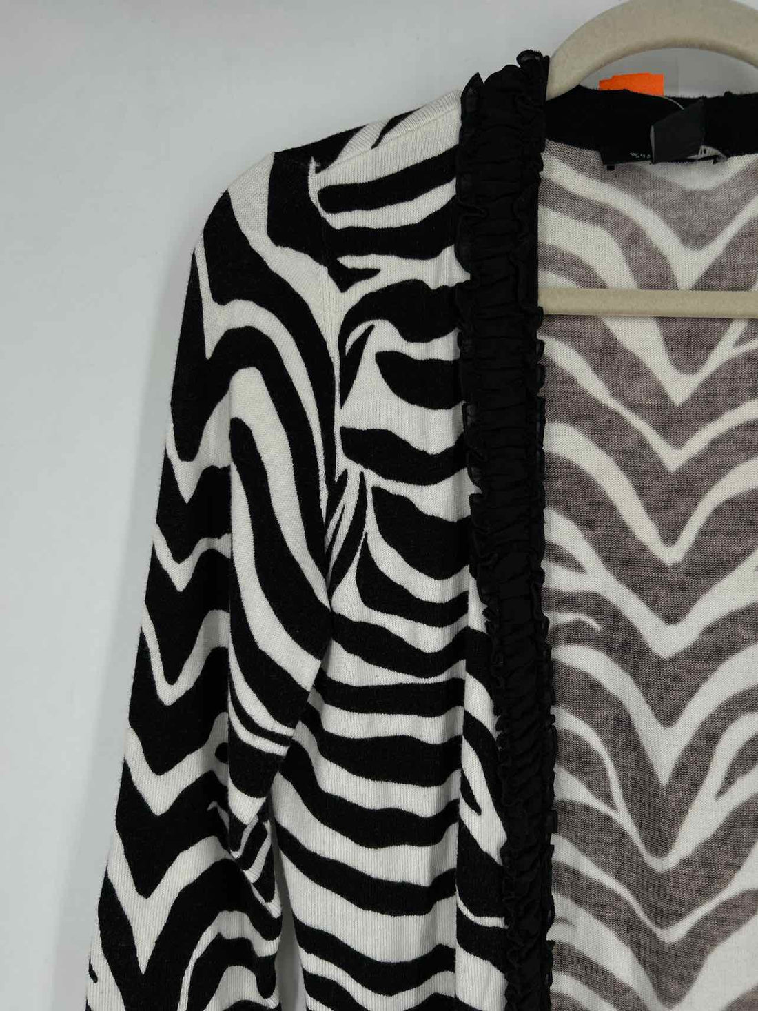 White House Black Market Size M Zebra Cardigan