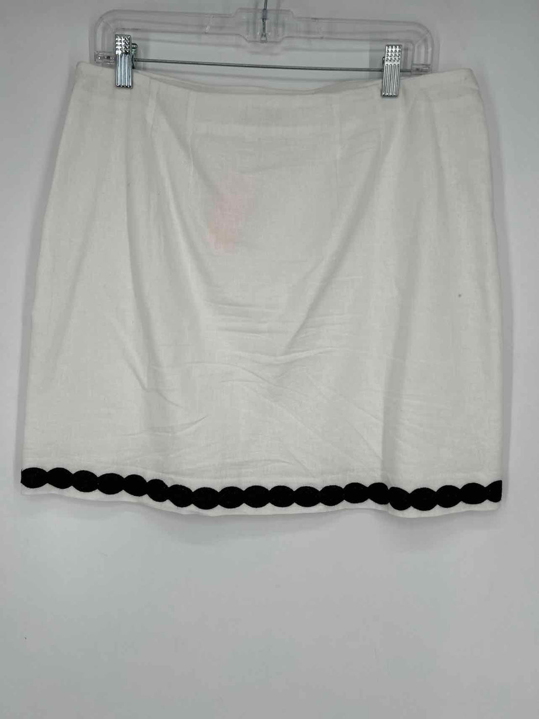 Loft Size 8 White & Black Linen/Cotton Skirts