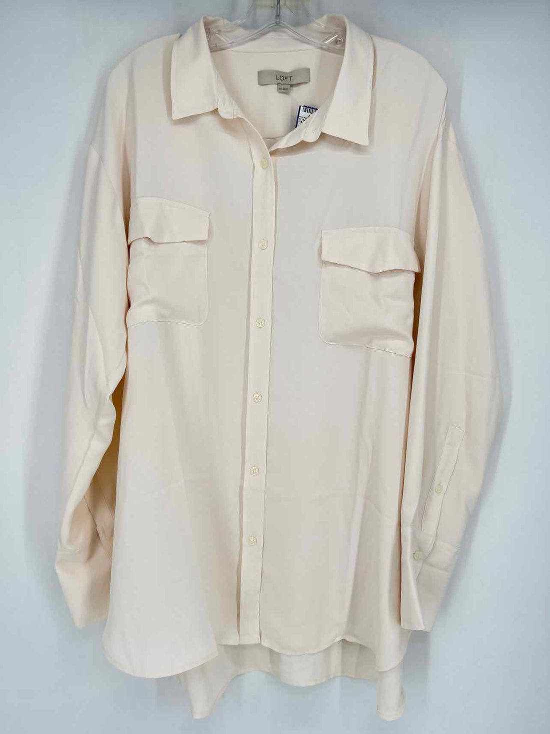 Loft Size XXL Cream Long Sleeve