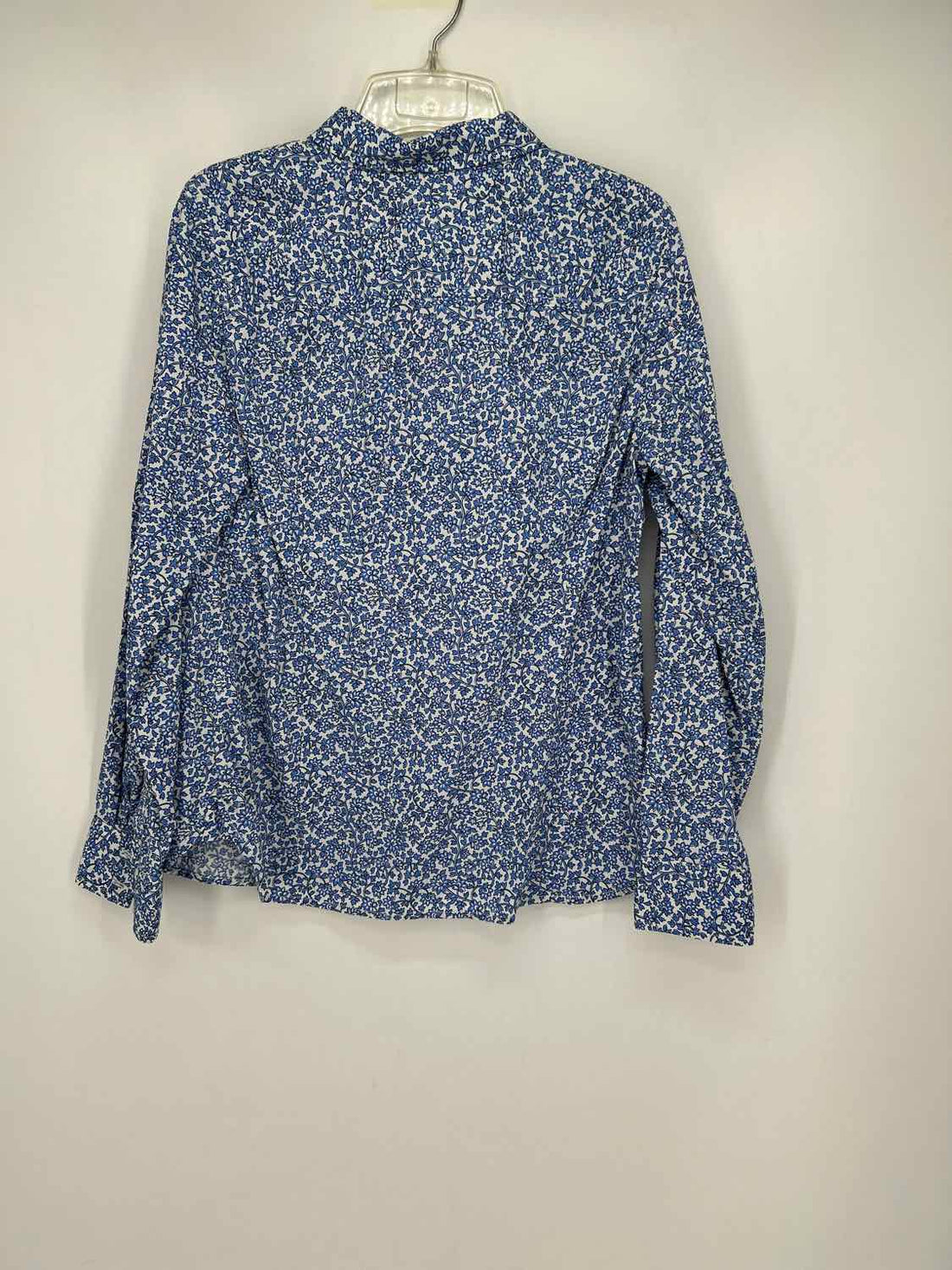 Tommy Hilfiger Size M Blue Floral Long Sleeve