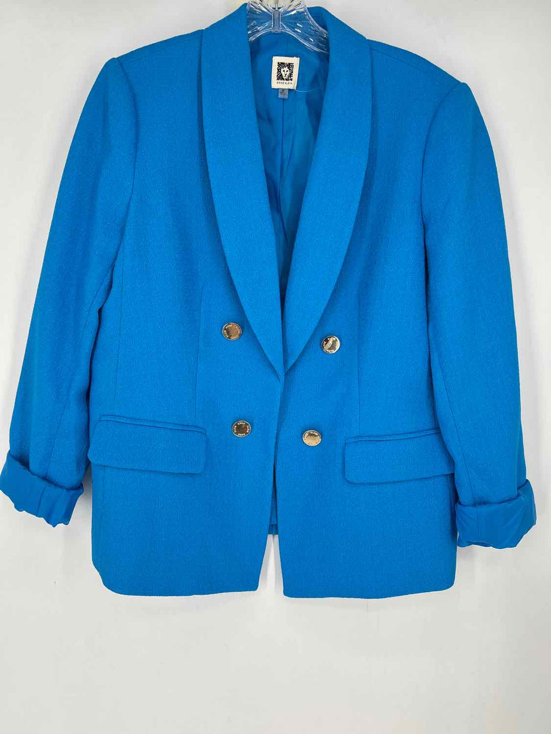 Anne Klein Size M Bright Blue Blazer