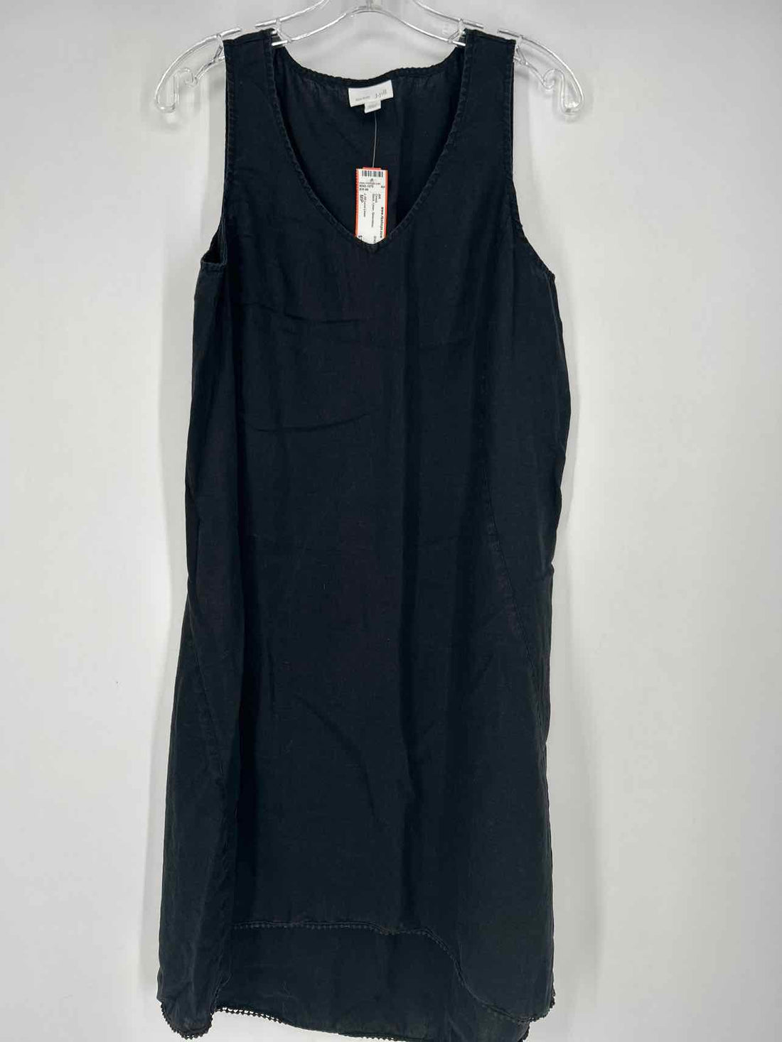 J Jill Love Linen Size MP Black Linen Sleeveless Dress