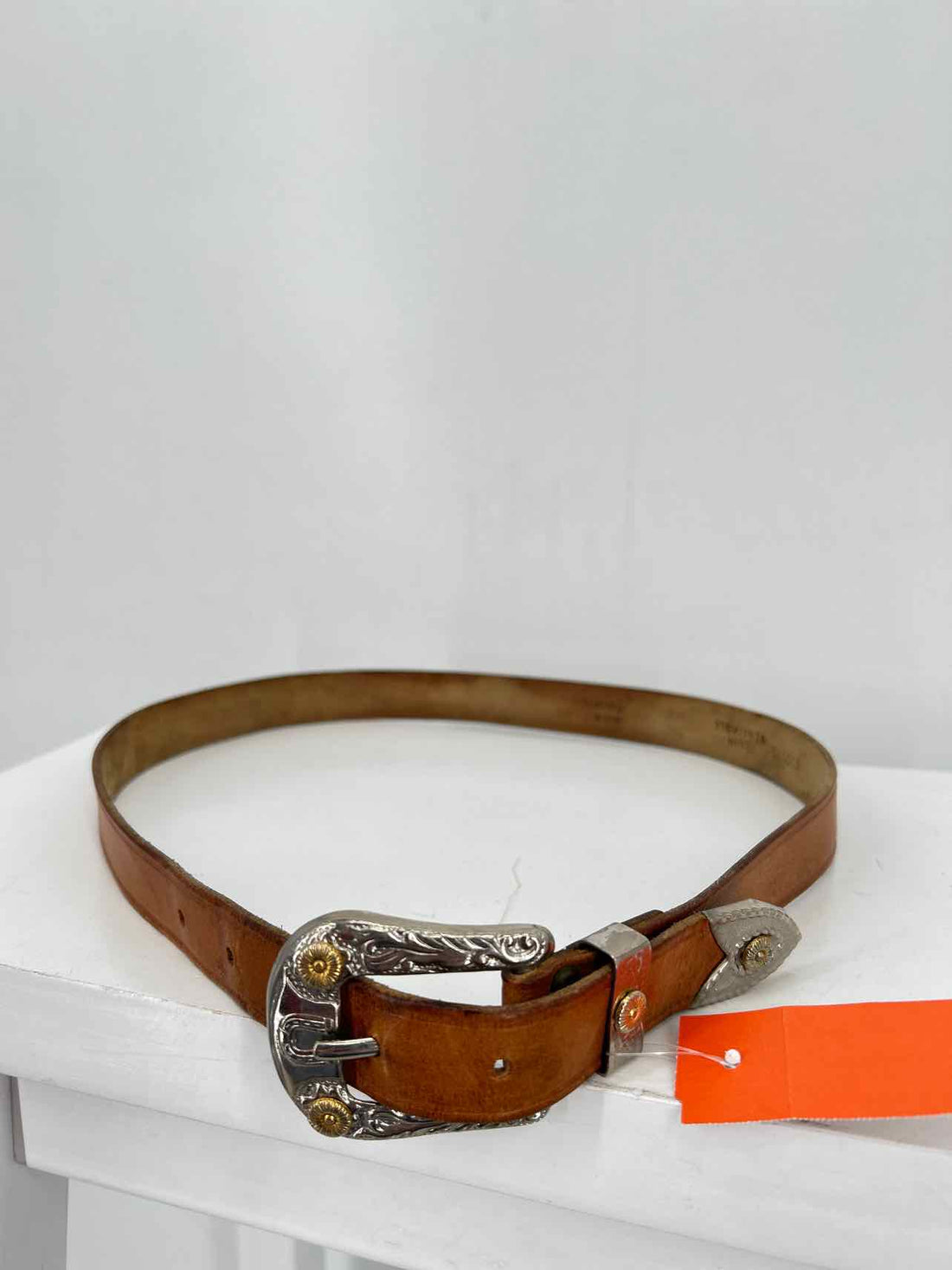 Made in France Size S Leather Cognac Vintage Belts