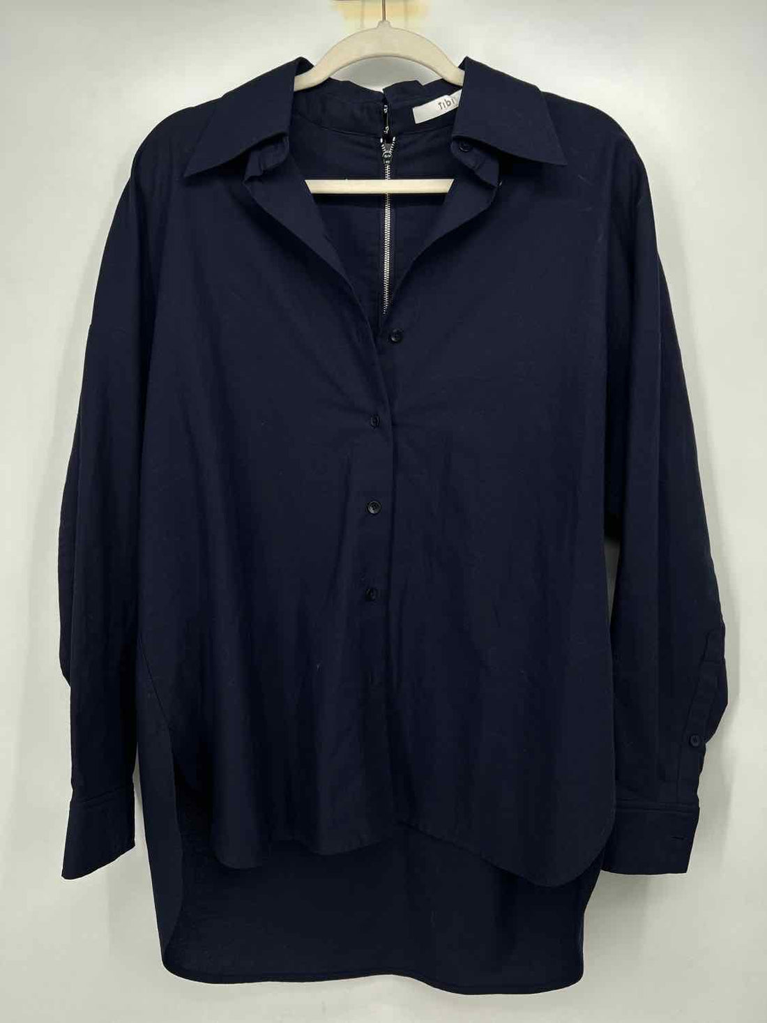 Tibi Size M Navy Long Sleeve
