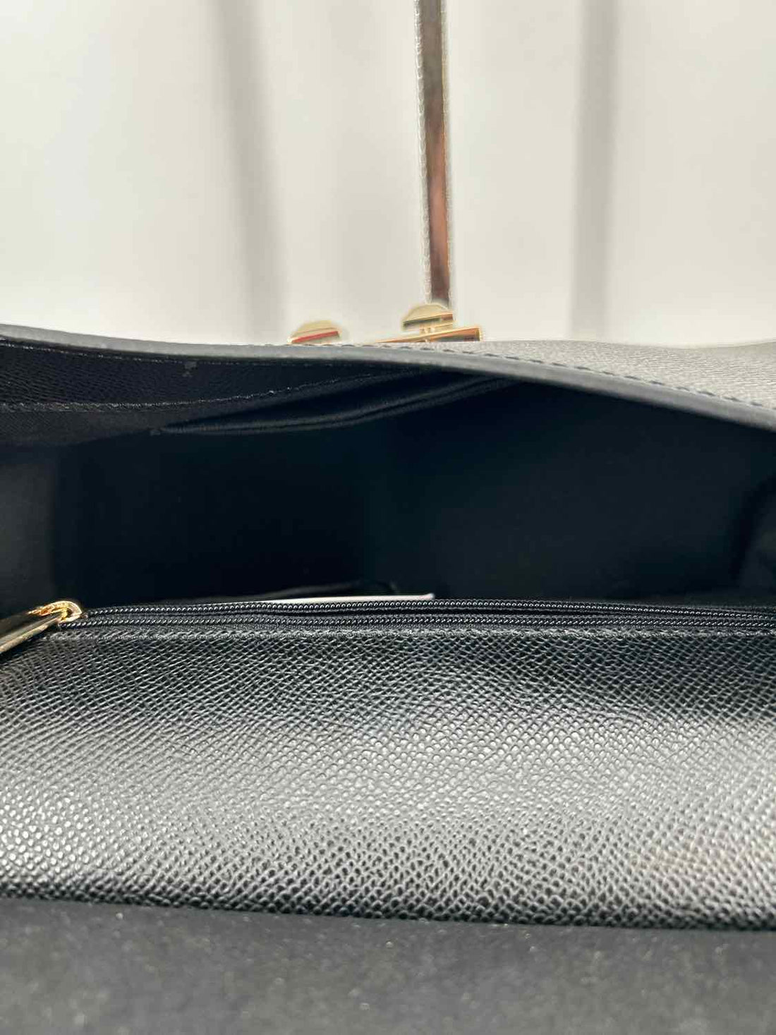 Furla Black Pebbled Leather Crossbody