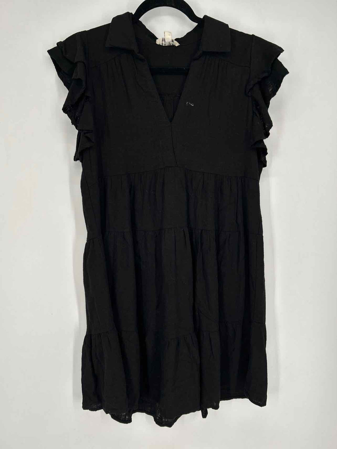Umgee Size S Black Short Sleeve Dress