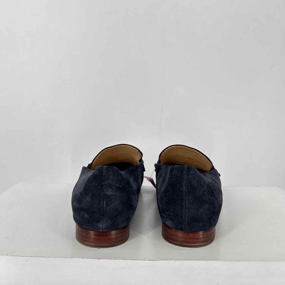 Veronica Beard Women Size 9.5 Navy Pre Owned Suede Loafers